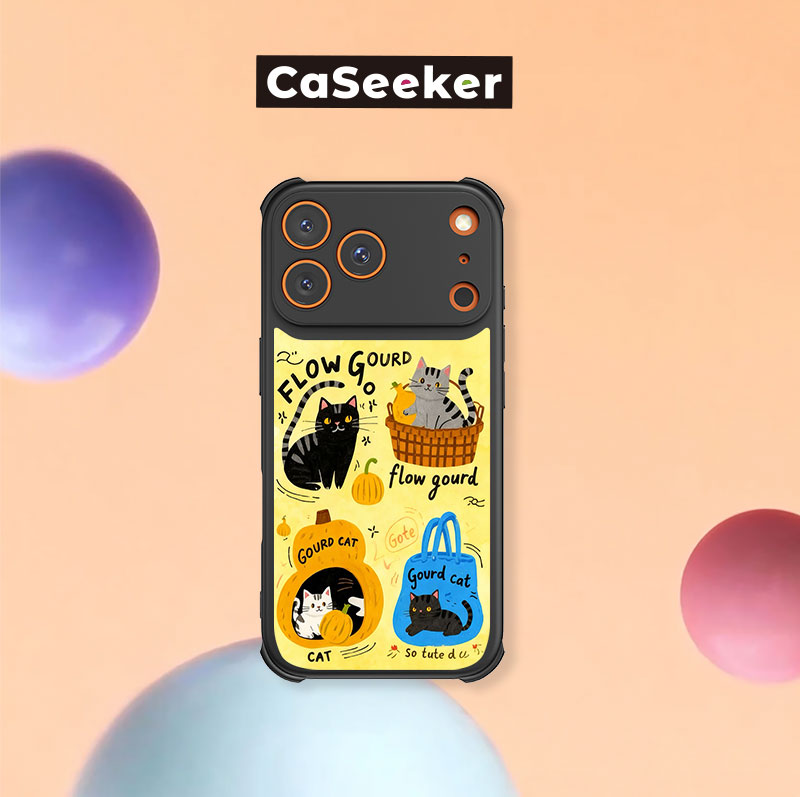 主图 CaSeeker Will Phone Case Cat Series Plush Toy for Apple 16/17/15 Promax Phone Case with Unique Texture Design - Image 1