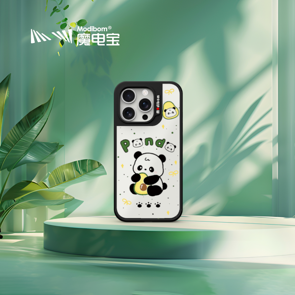 1 Modibom Companion Power Bank, Anime & Cartoon Series, Avocado Panda - Image 1